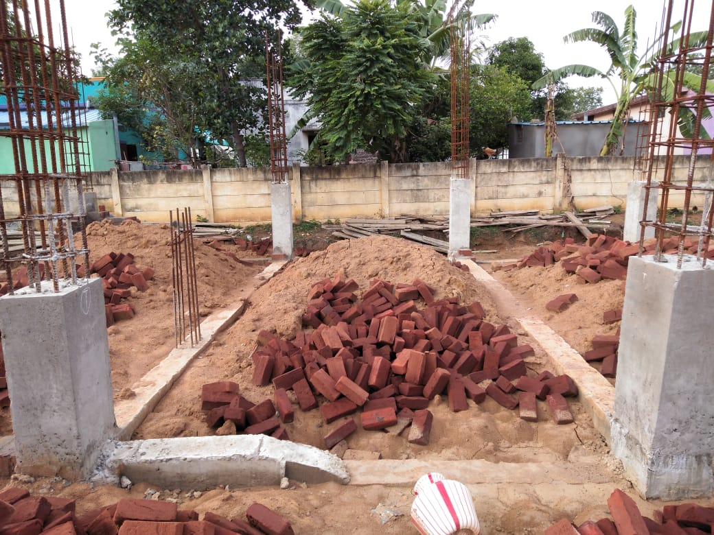 school building collapsed in pudukkottai